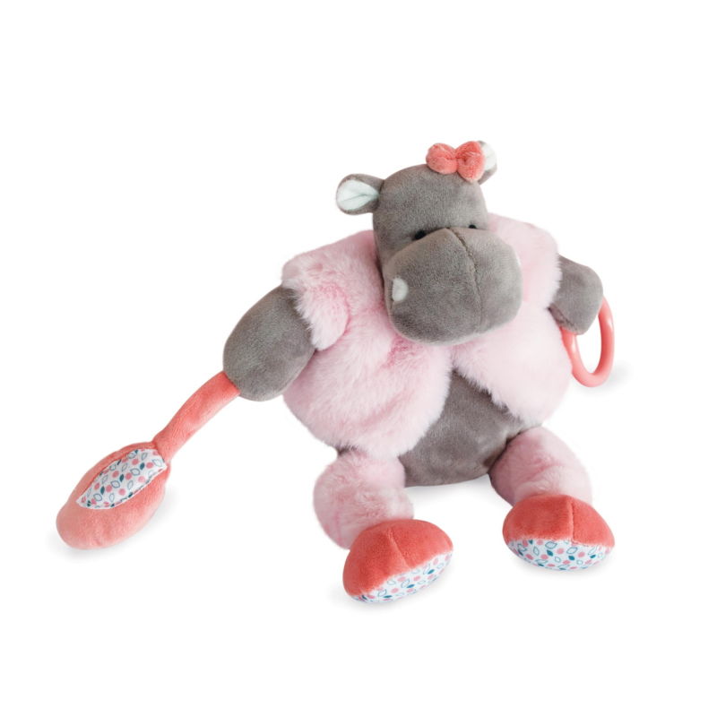  - zoé the hippo - activity toy pink 25 cm 